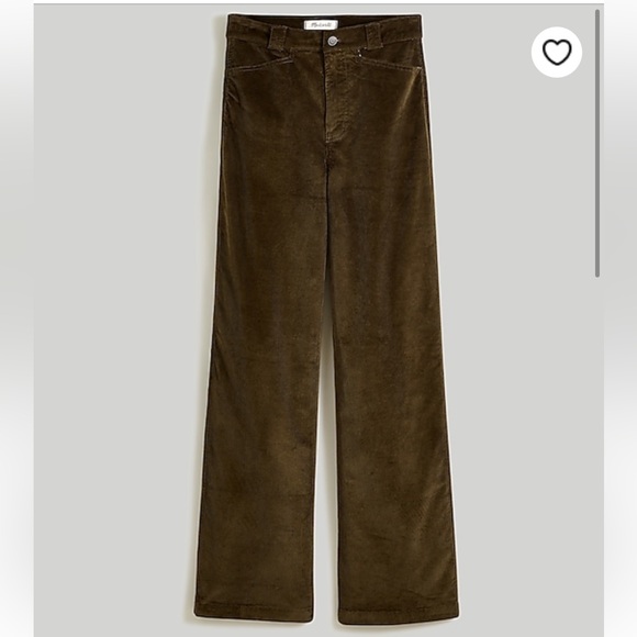 Madewell Emmett 2.0 Wide Leg Corduroy Pants - Picture 1 of 3